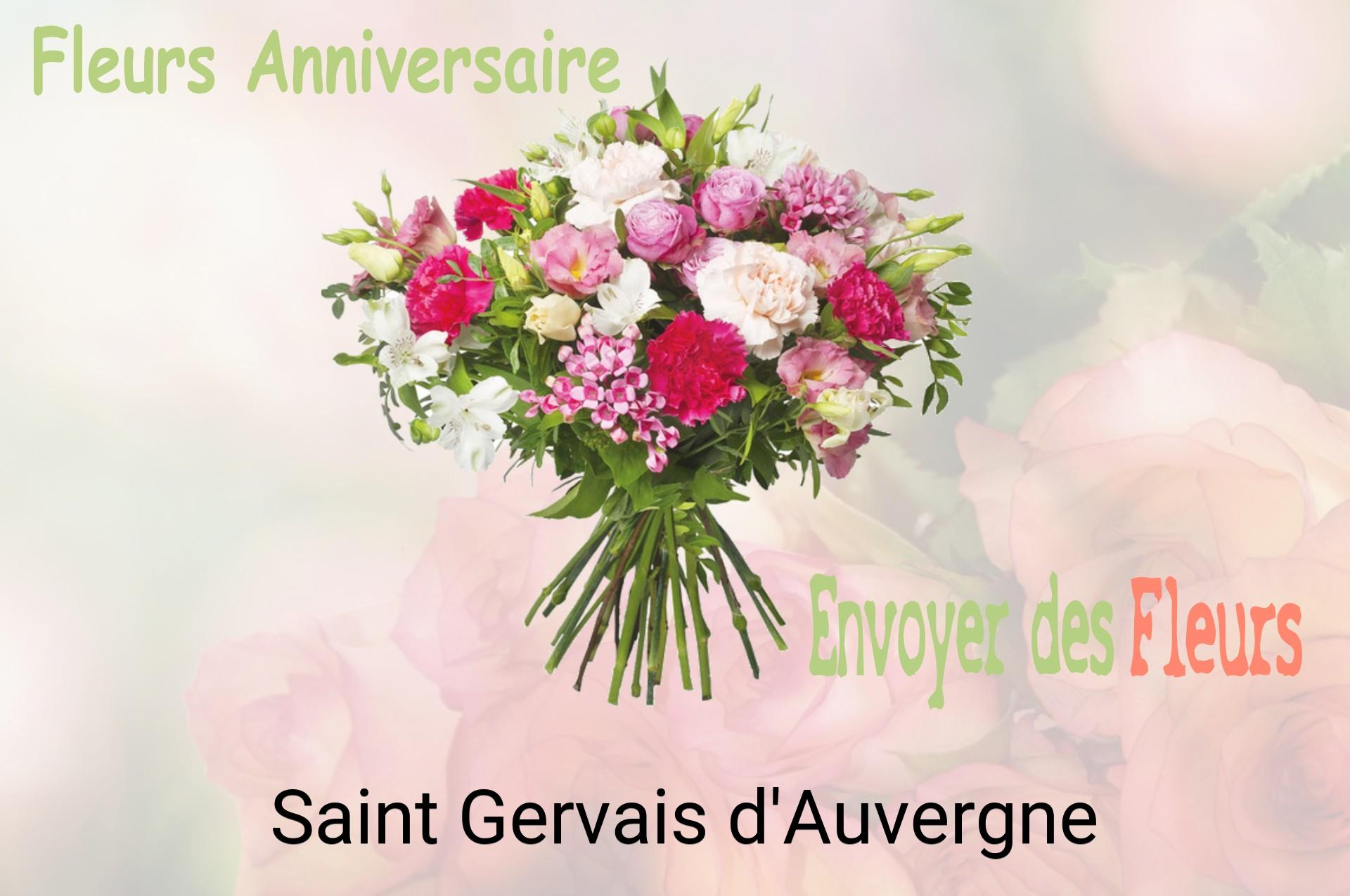Bouquet de fleurs d’anniversaire livré à Saint-Gervais-d'Auvergne