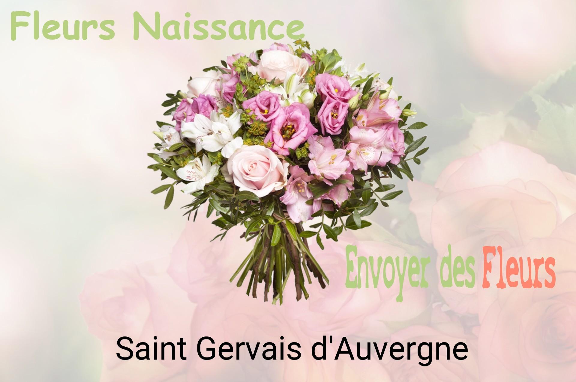Bouquet de fleurs de naissance livré à Saint-Gervais-d'Auvergne